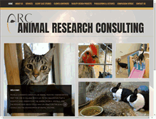 Tablet Screenshot of animalresearchconsulting.com